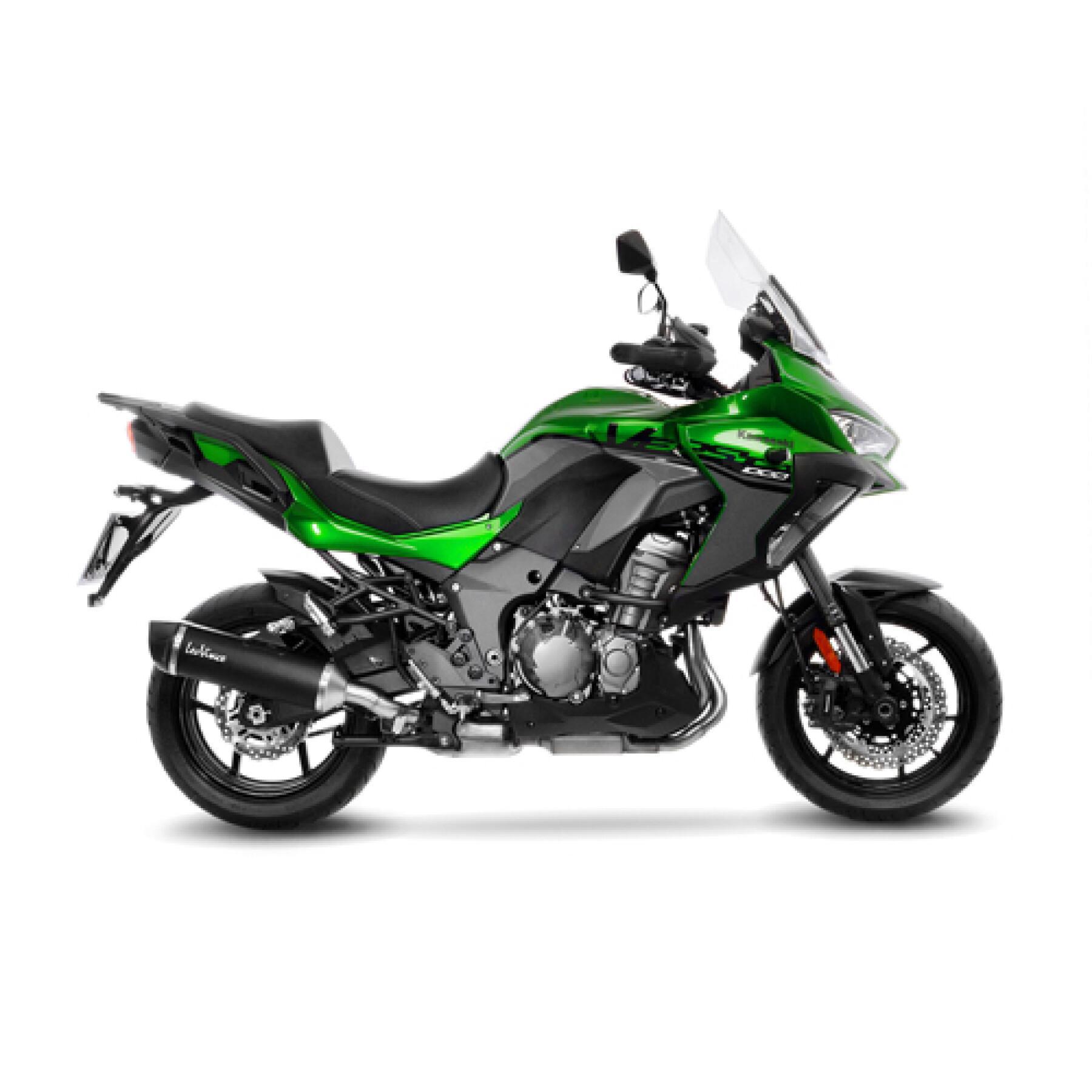 scarico della moto Leovince Nero Kawasaki Versys 1000 2019-2021