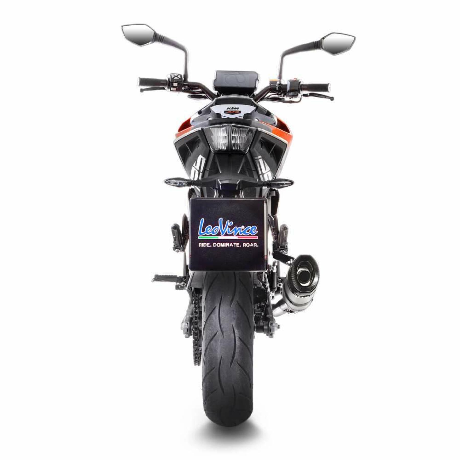 scarico della moto Leovince Pro Ktm Duke 125 2017-2020