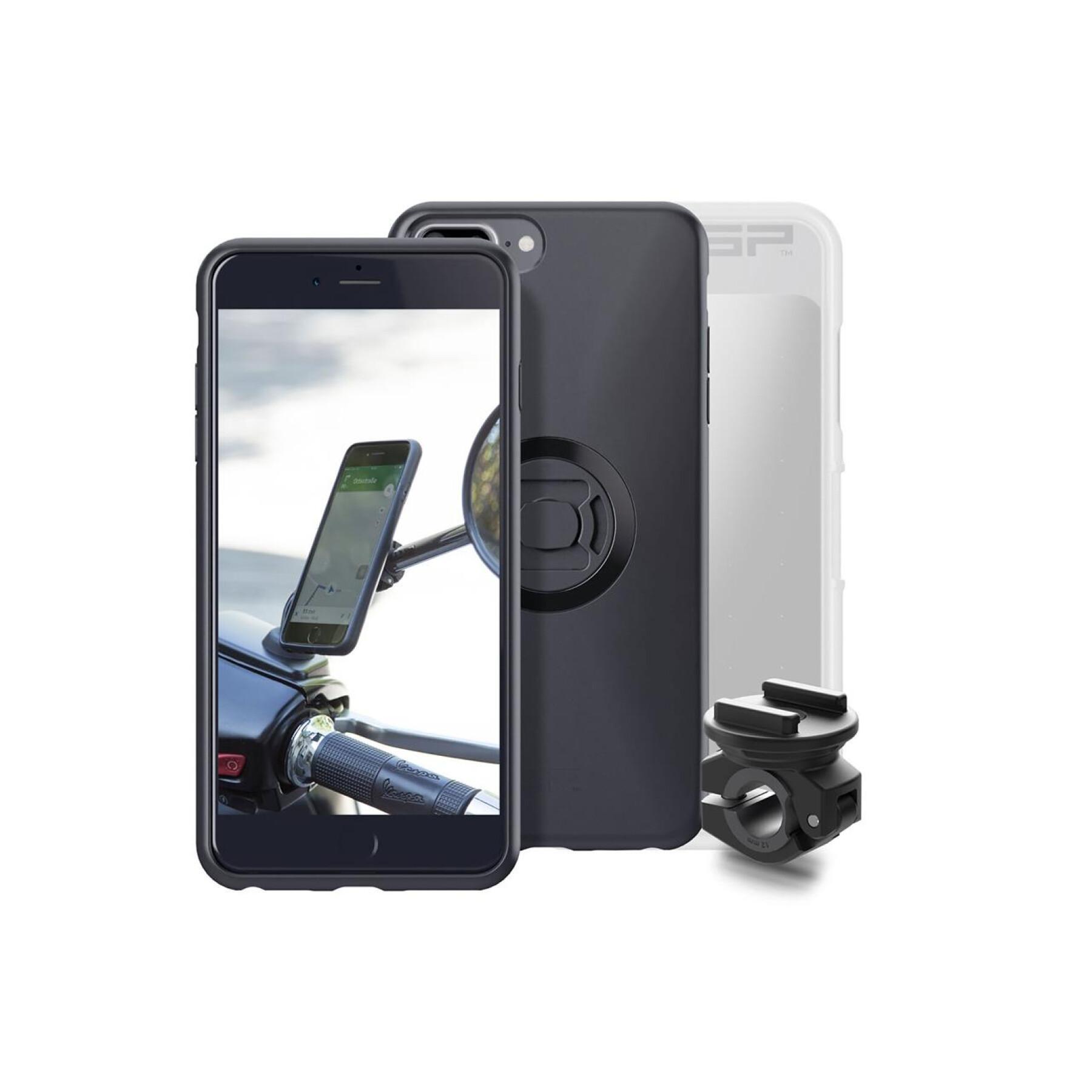 Pacchetto Sp-Connect Moto Bundle collegato allo specchietto retrovisore iPhone 8+/7+/6S+/6+