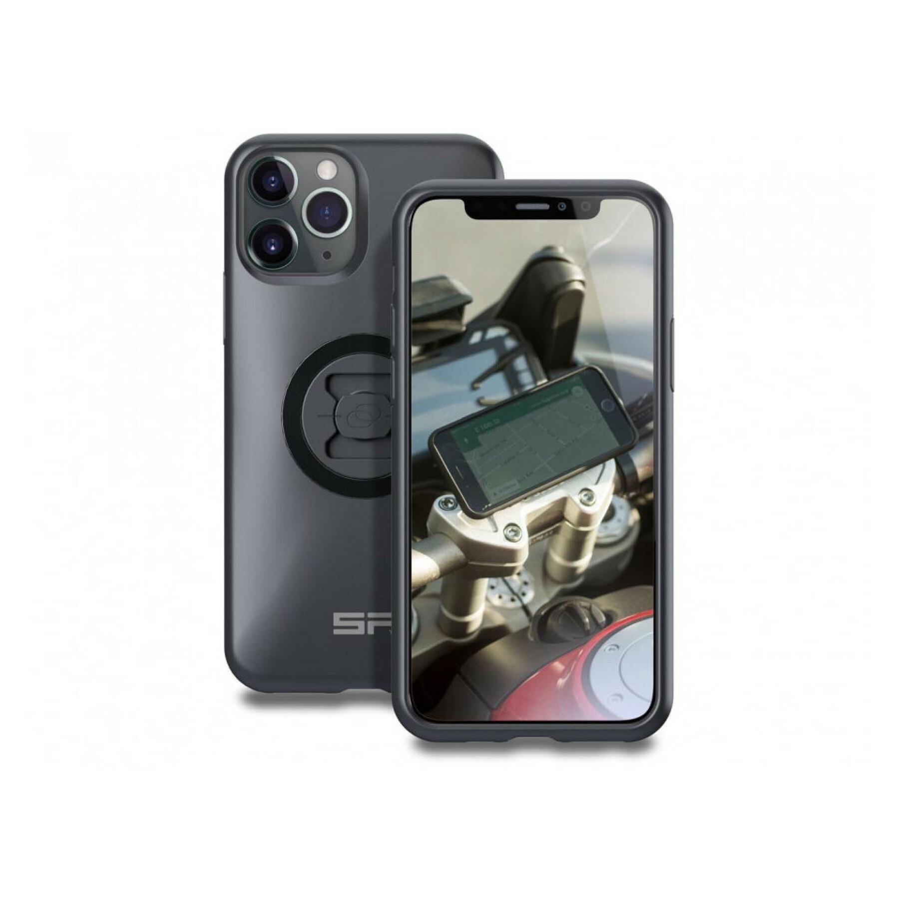 Porta smartphone da moto Sp-Connect Pack Sp-Connect Moto Bundle Fixé Sur Guidon Iphone 11 Pro