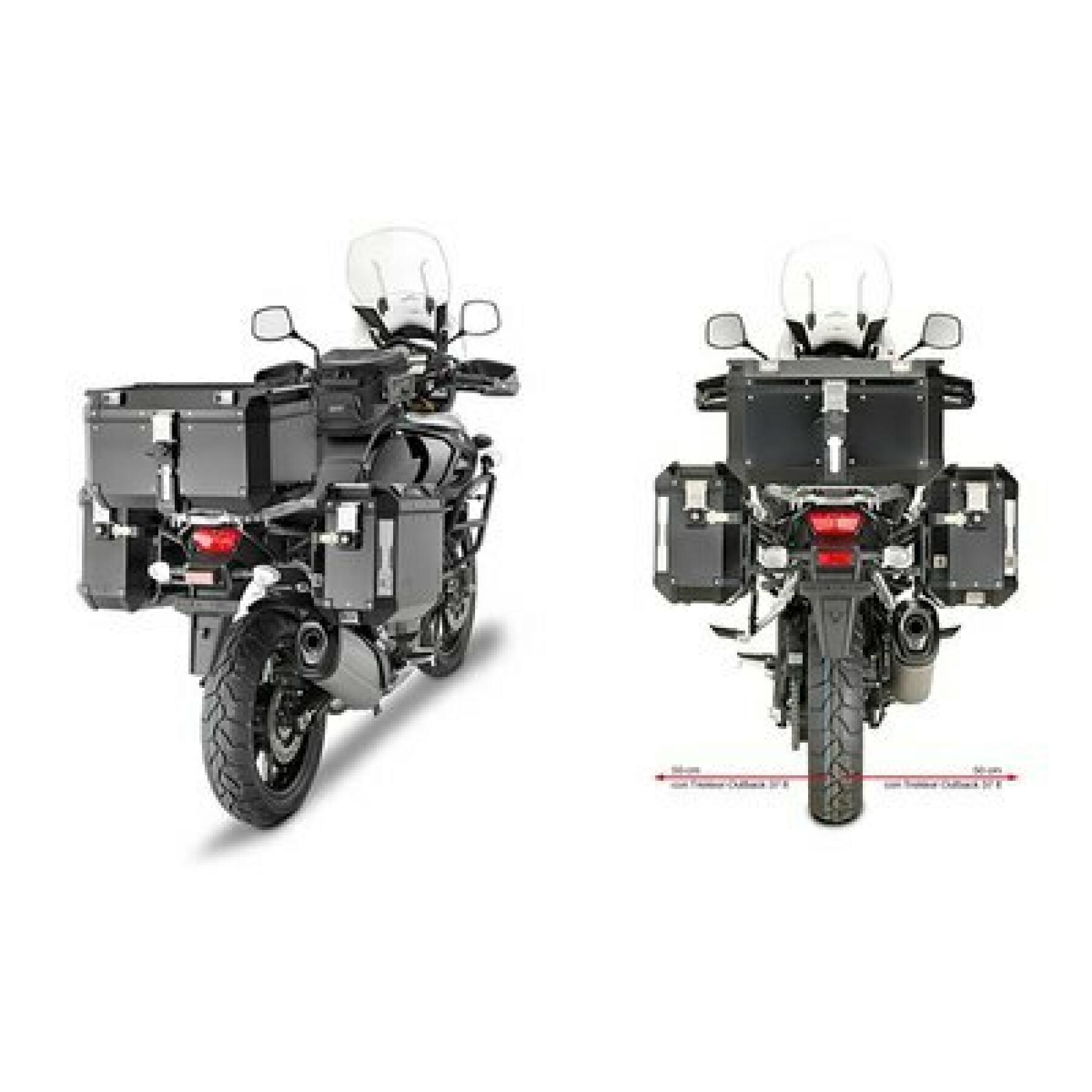 Supporto laterale della moto Givi Monokey Cam-Side Suzuki Dl 1000 V-Strom (14 À 16)