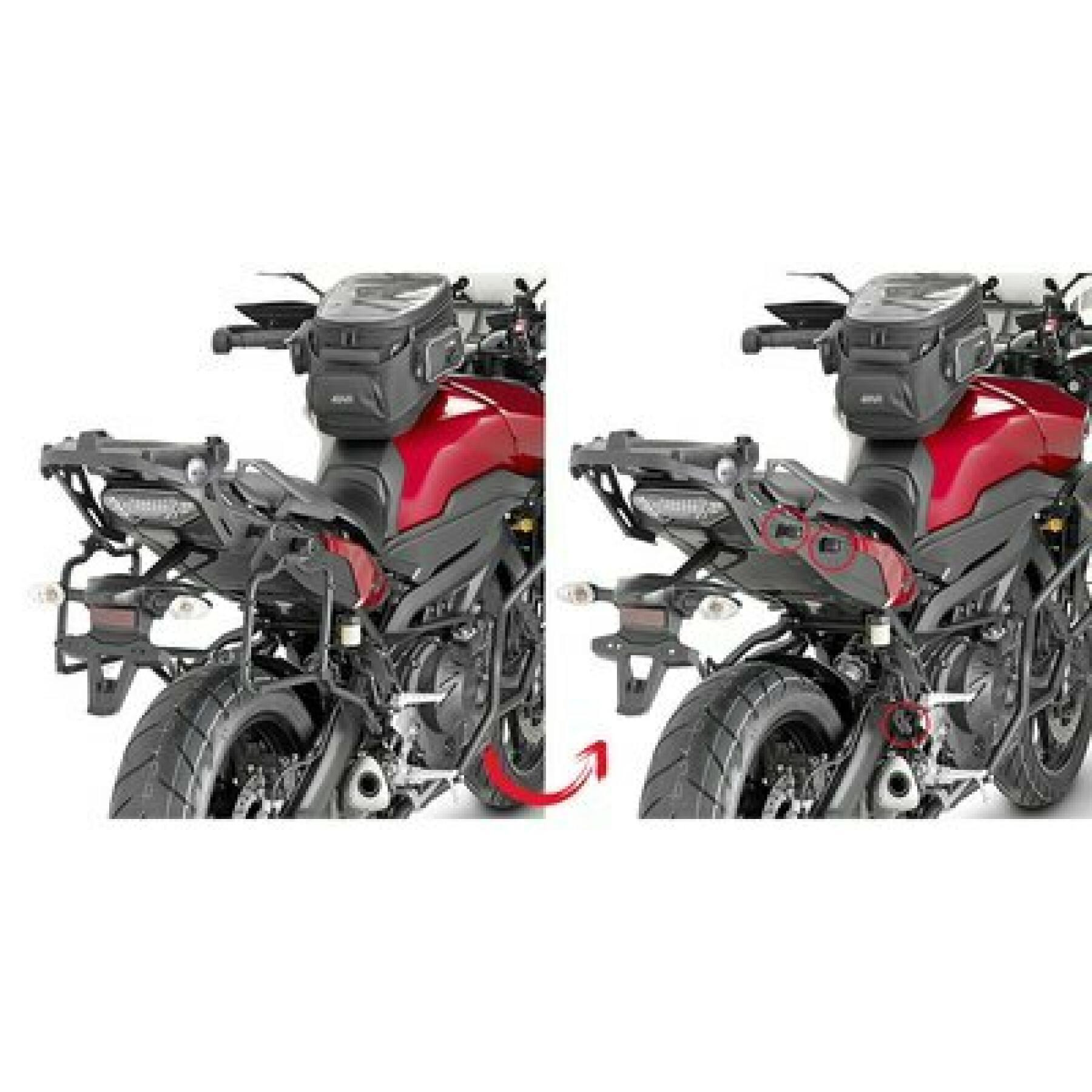 Supporto per valigie laterali per moto Givi Monokey Yamaha Mt-09 Tracer (15 À 17)