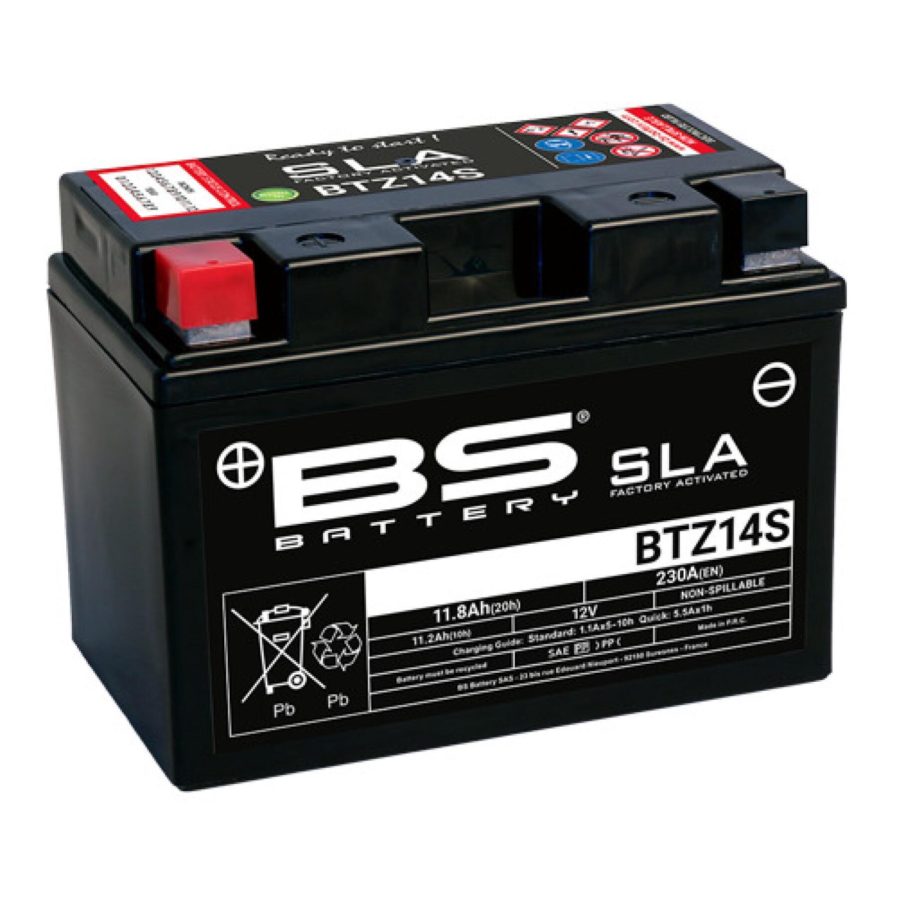 Batteria per moto BS Battery SLA BTZ14S - C (10H-R) - C (20H-R)