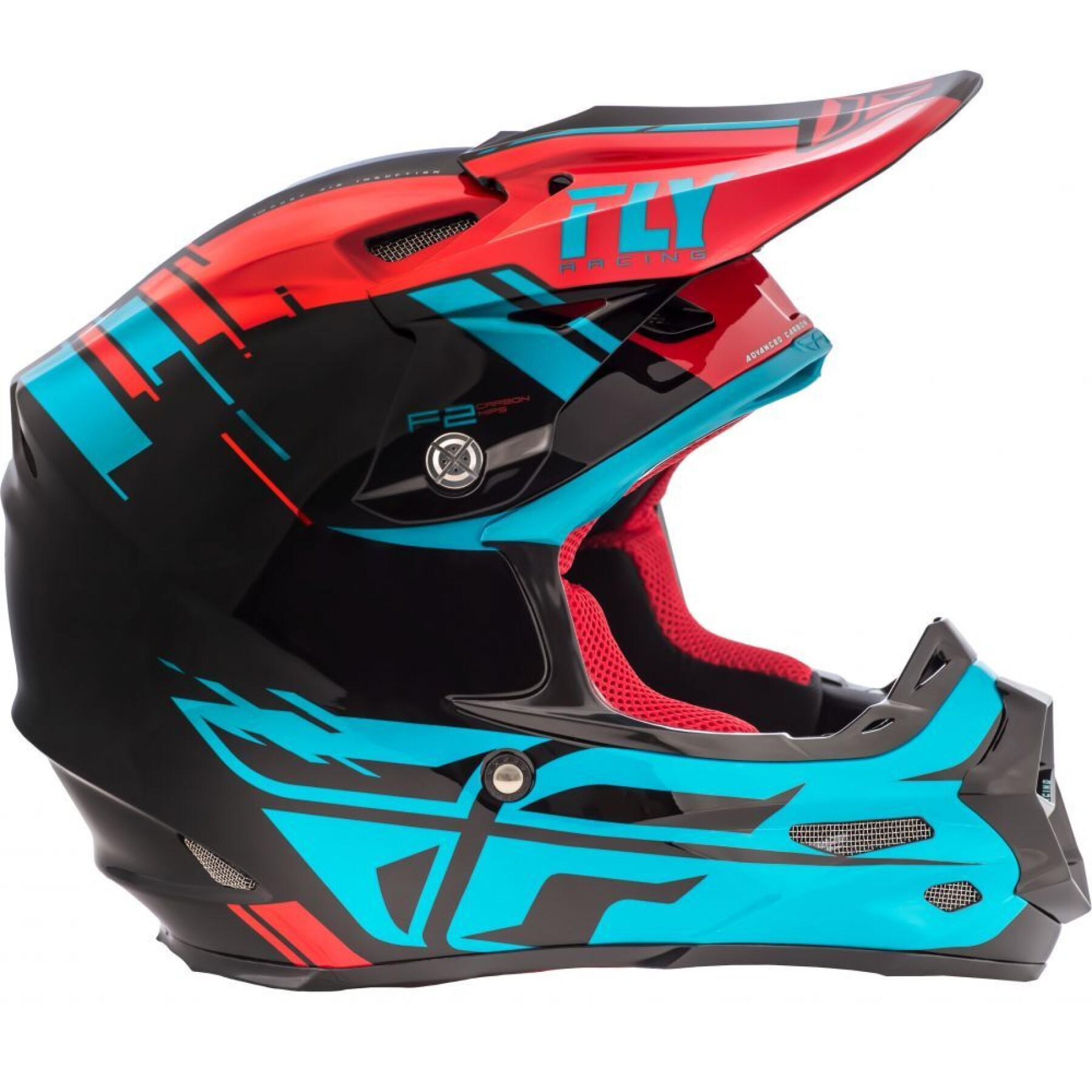 Casco da moto Fly Racing F2 Carbon 2018 Forge Mips