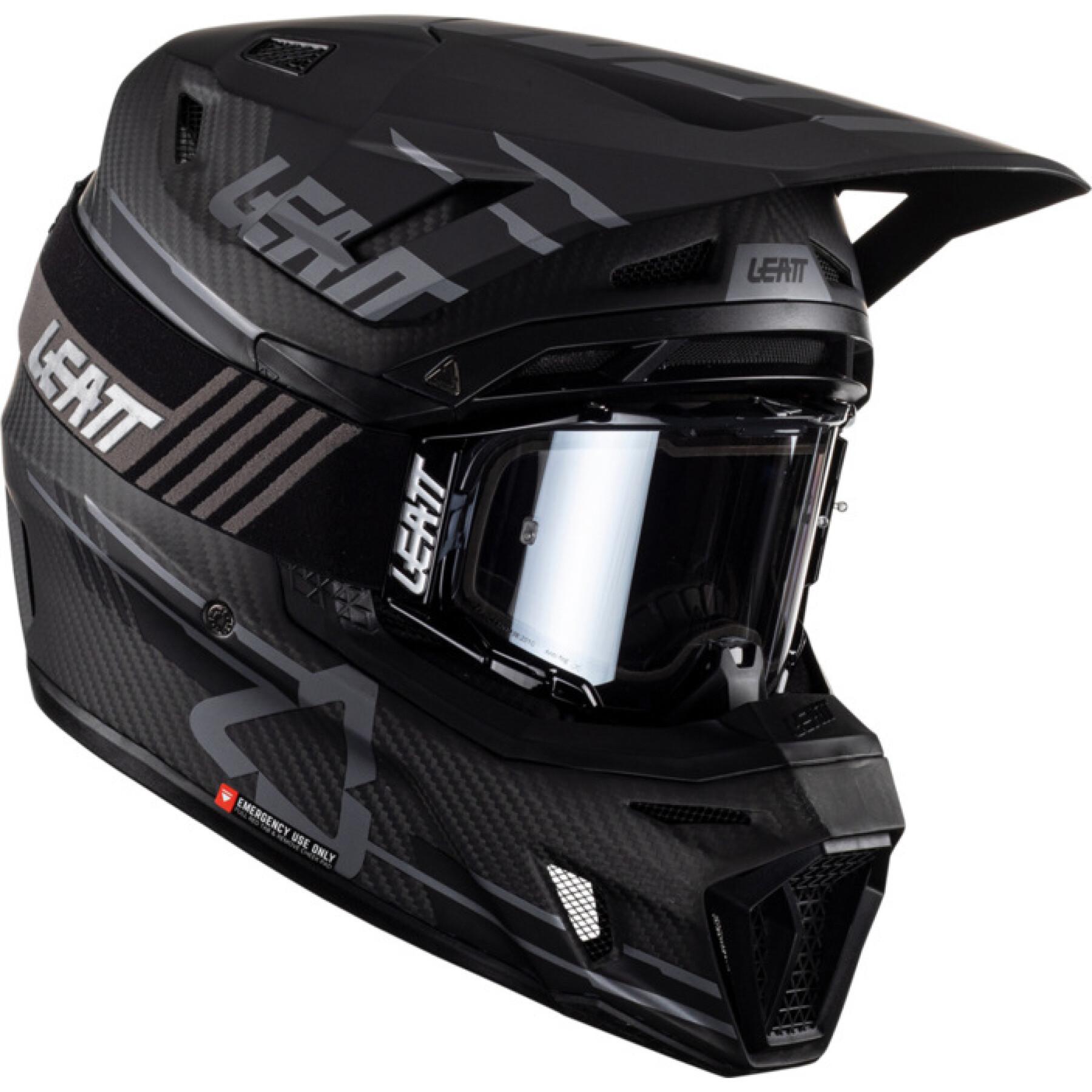 Kit casco moto con occhiali Leatt 9.5 28
