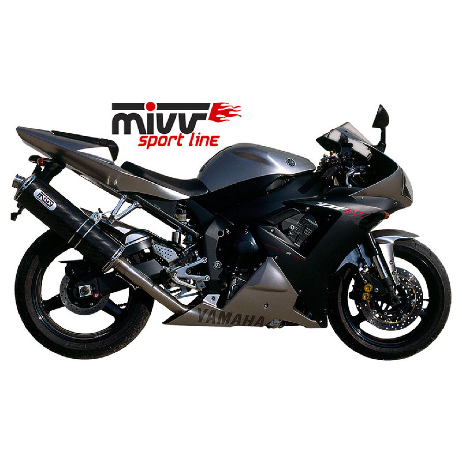 scarico moto Mivv Oval Classic carbone Yamaha YZF-R1