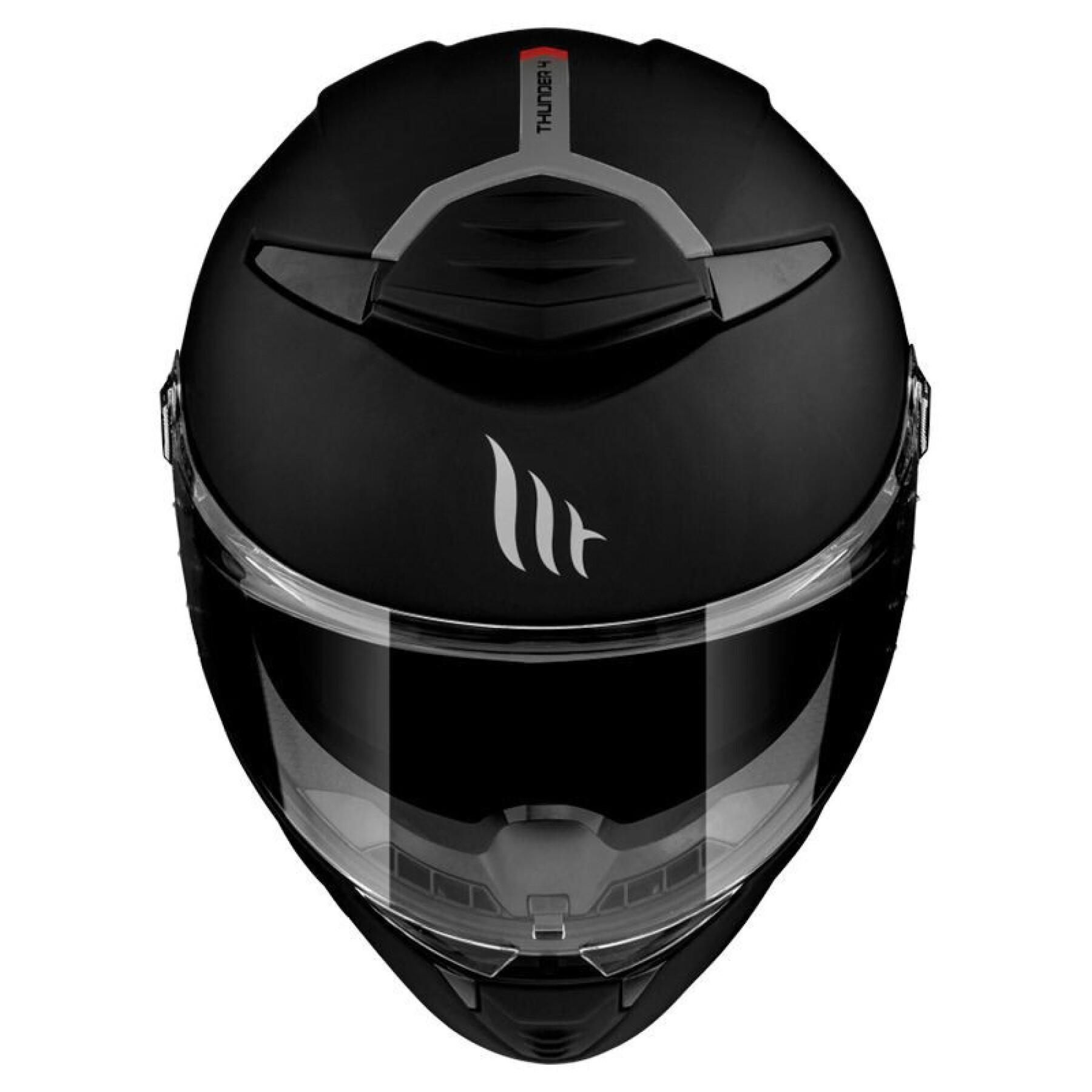 Casco da moto integrale con doppio schermo MT Helmets Thunder 4 Sv (Ece 22.06) S (55/56 cm)