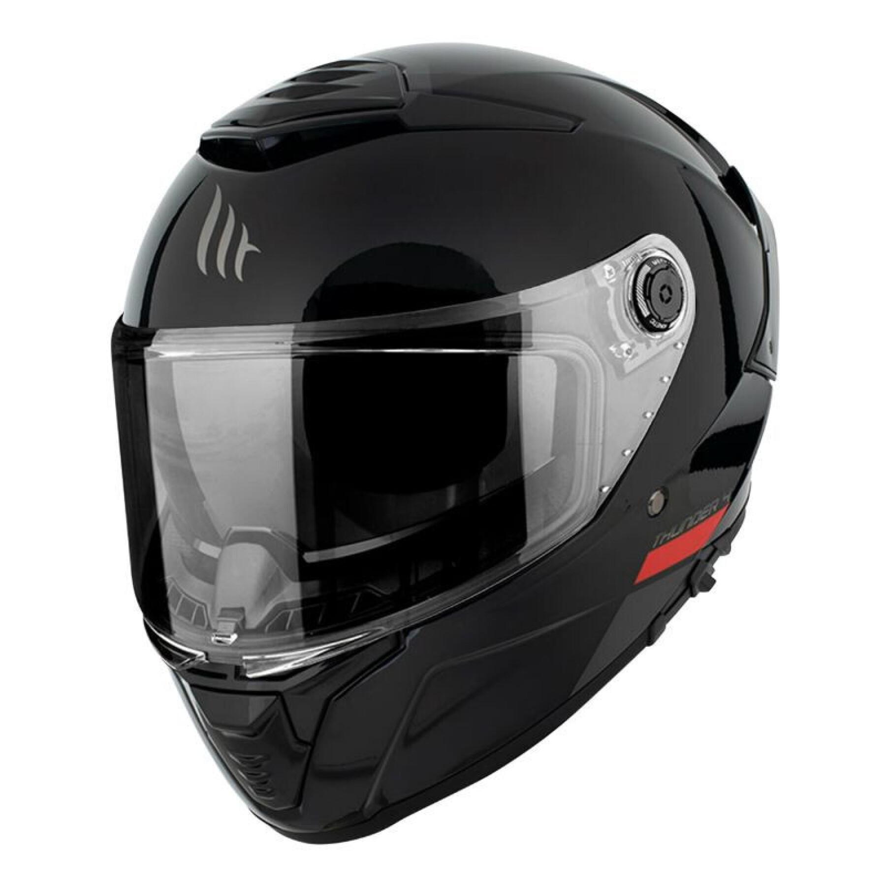 Casco integrale da moto, con doppio scudo e predisposizione per pinlock MT Helmets Thunder 4 SV