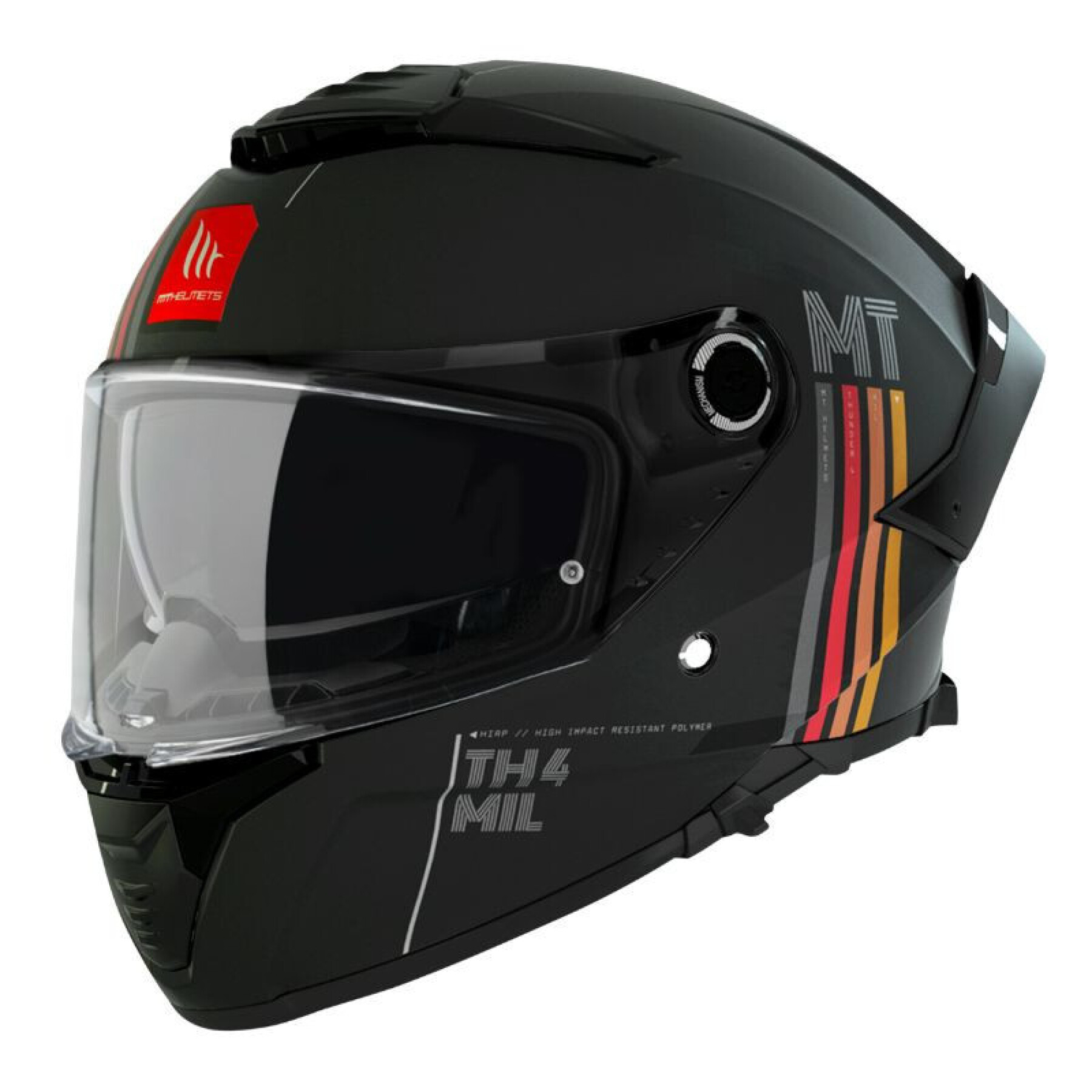Casco da moto integrale con doppio schermo MT Helmets Thunder 4 Sv Mil A11 (Ece 22.06) XS (53/54 cm)