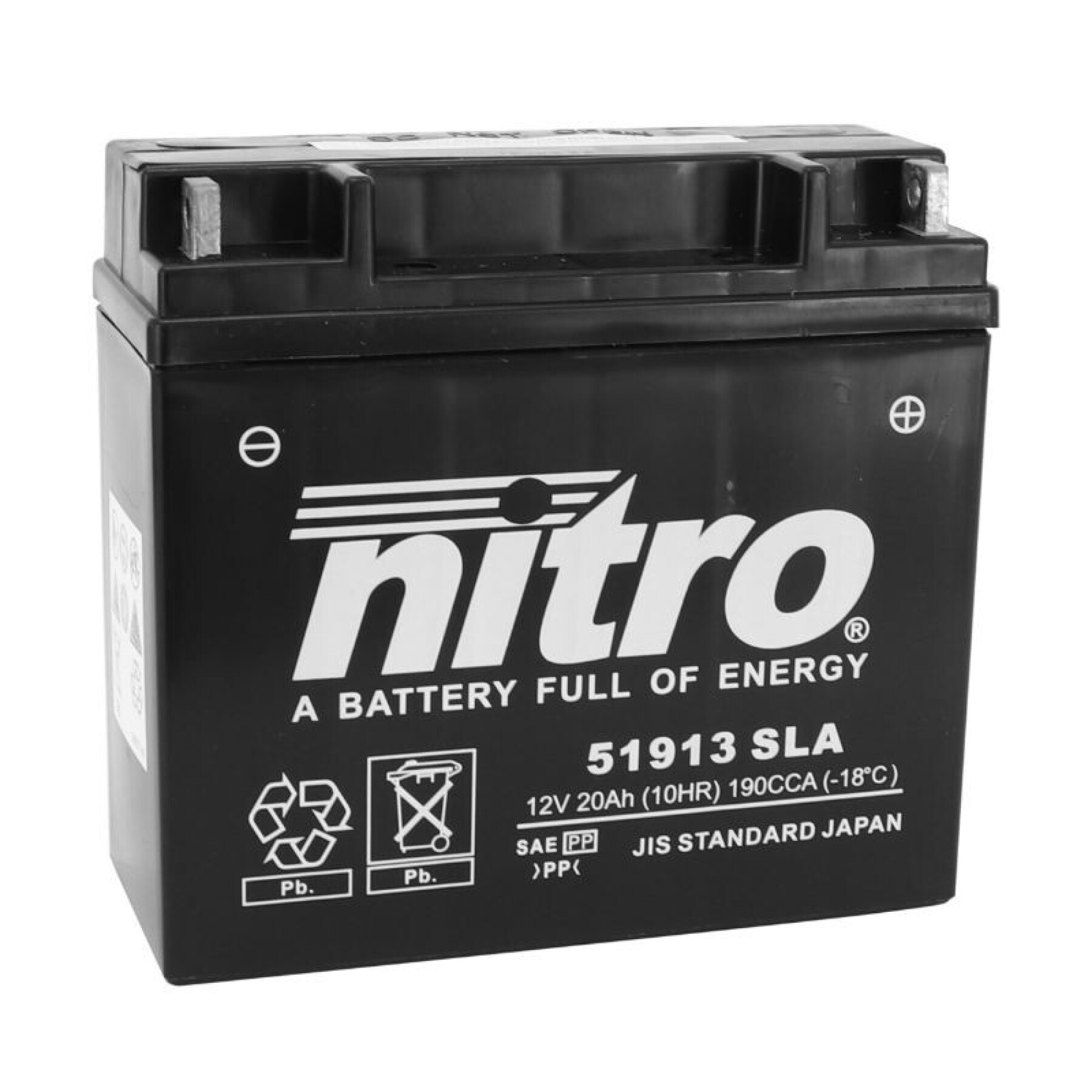Batteria Nitro 51913 Sla 12v 20 Ah