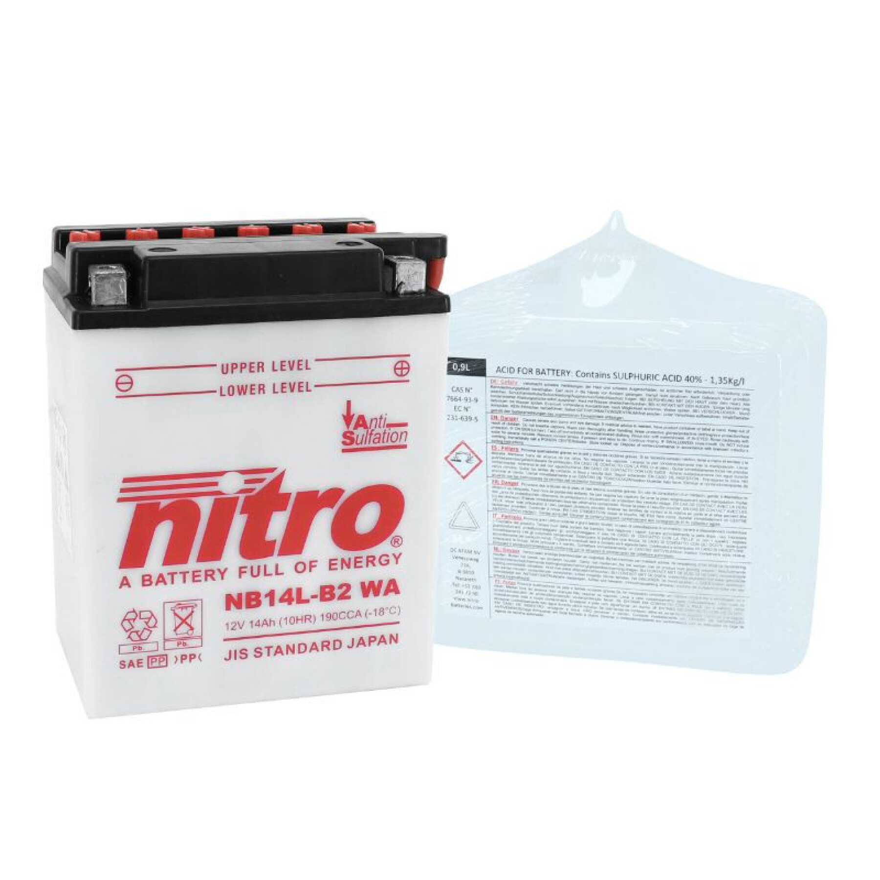 Batteria Nitro Nb14l-b2 12v 14 Ah