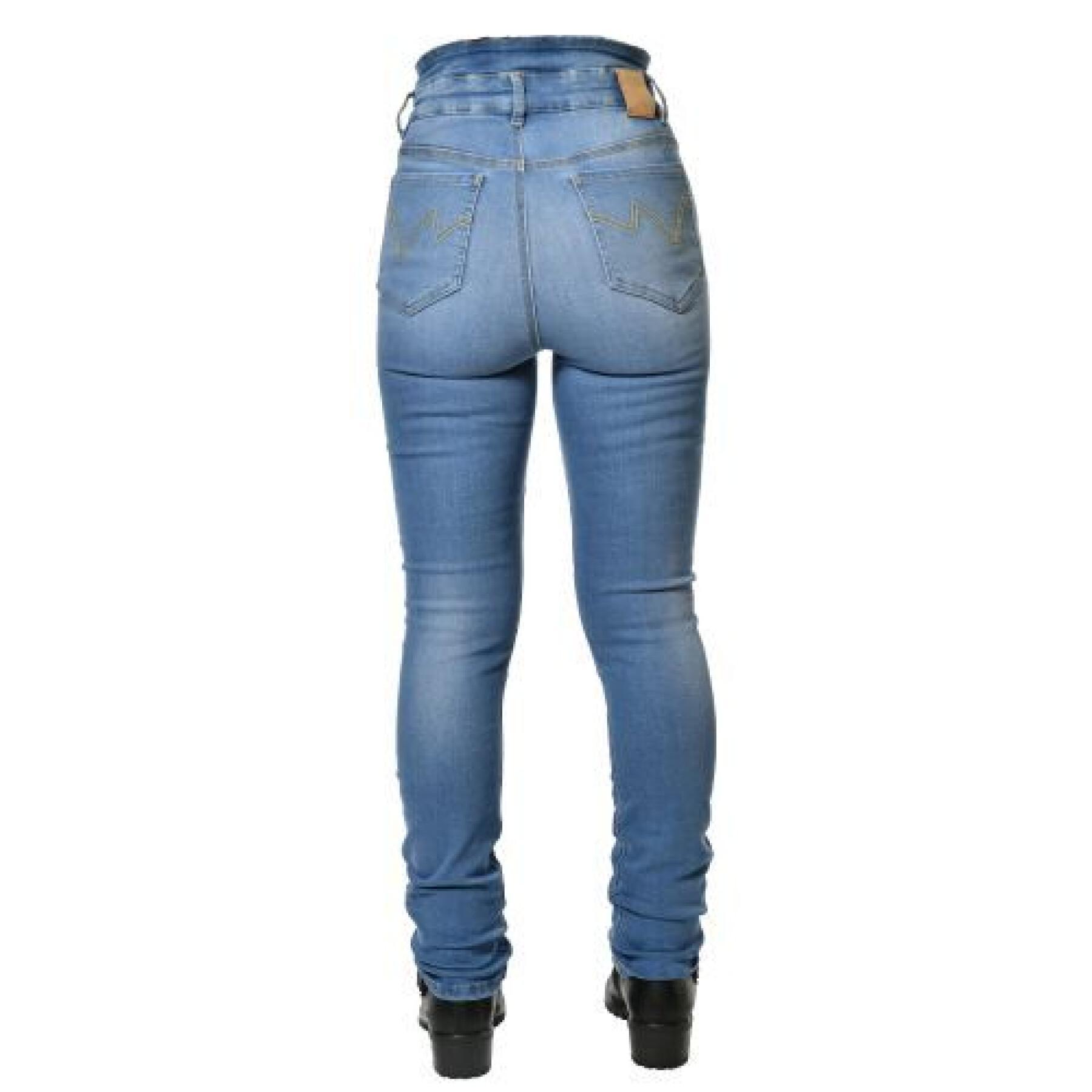 Jeans moto donna Overlap Erin Single Layer Homologated