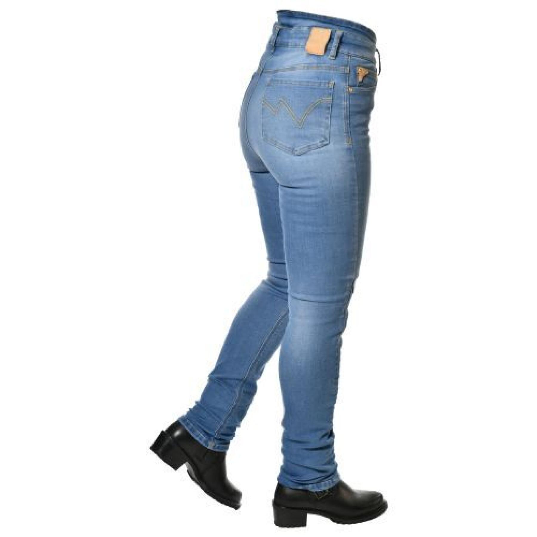 Jeans moto donna Overlap Erin Single Layer Homologated