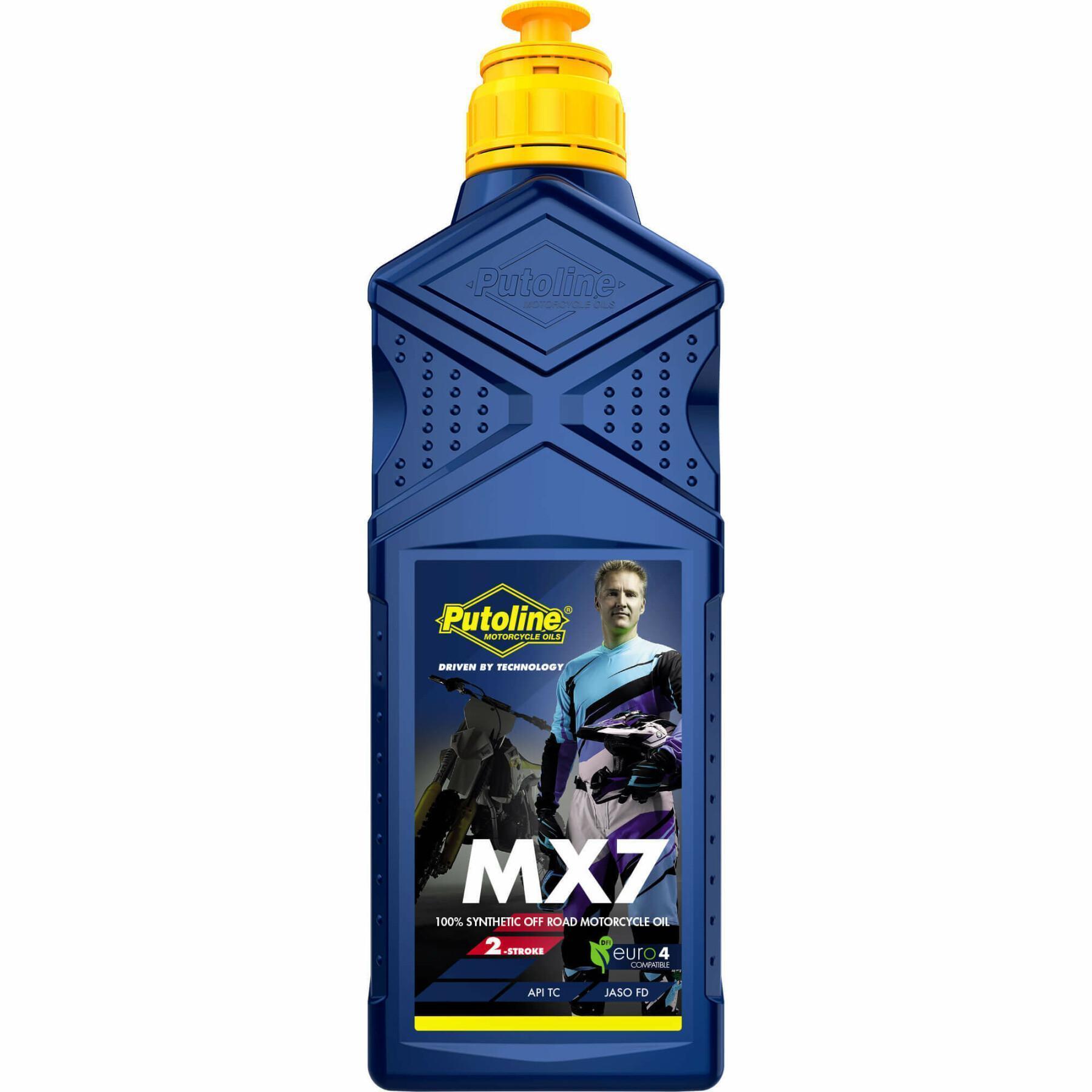 Olio per moto 2 tempi sintetico Putoline MX 7