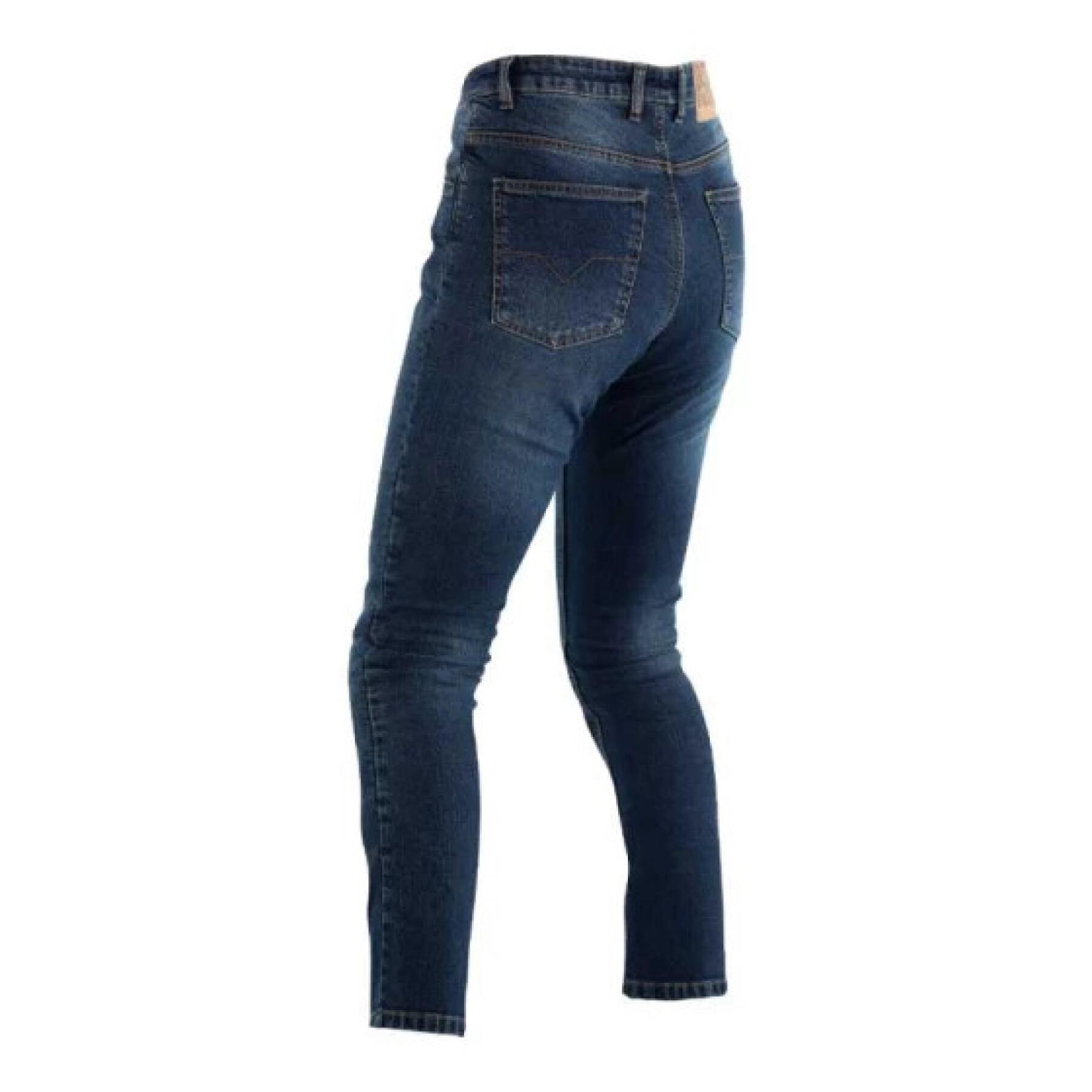 Jeans moto court donna tessuto rinforzato RST Kevlar® Tapered-Fit CE