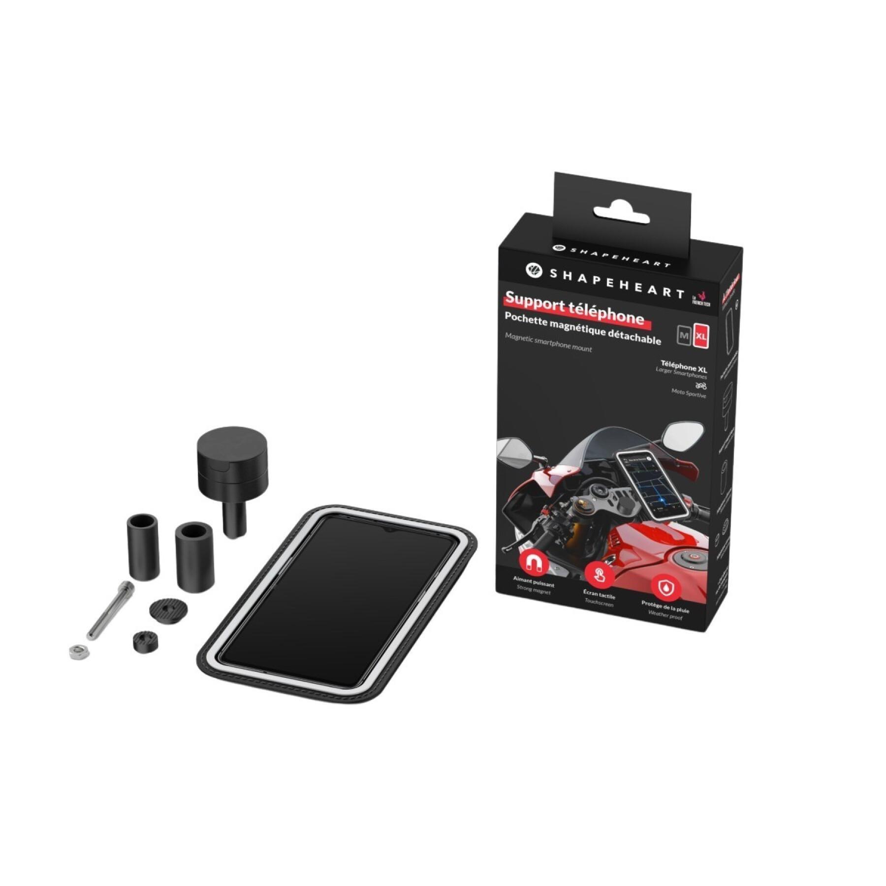 Supporto magnetico per smartphone da moto Shapeheart Sportive