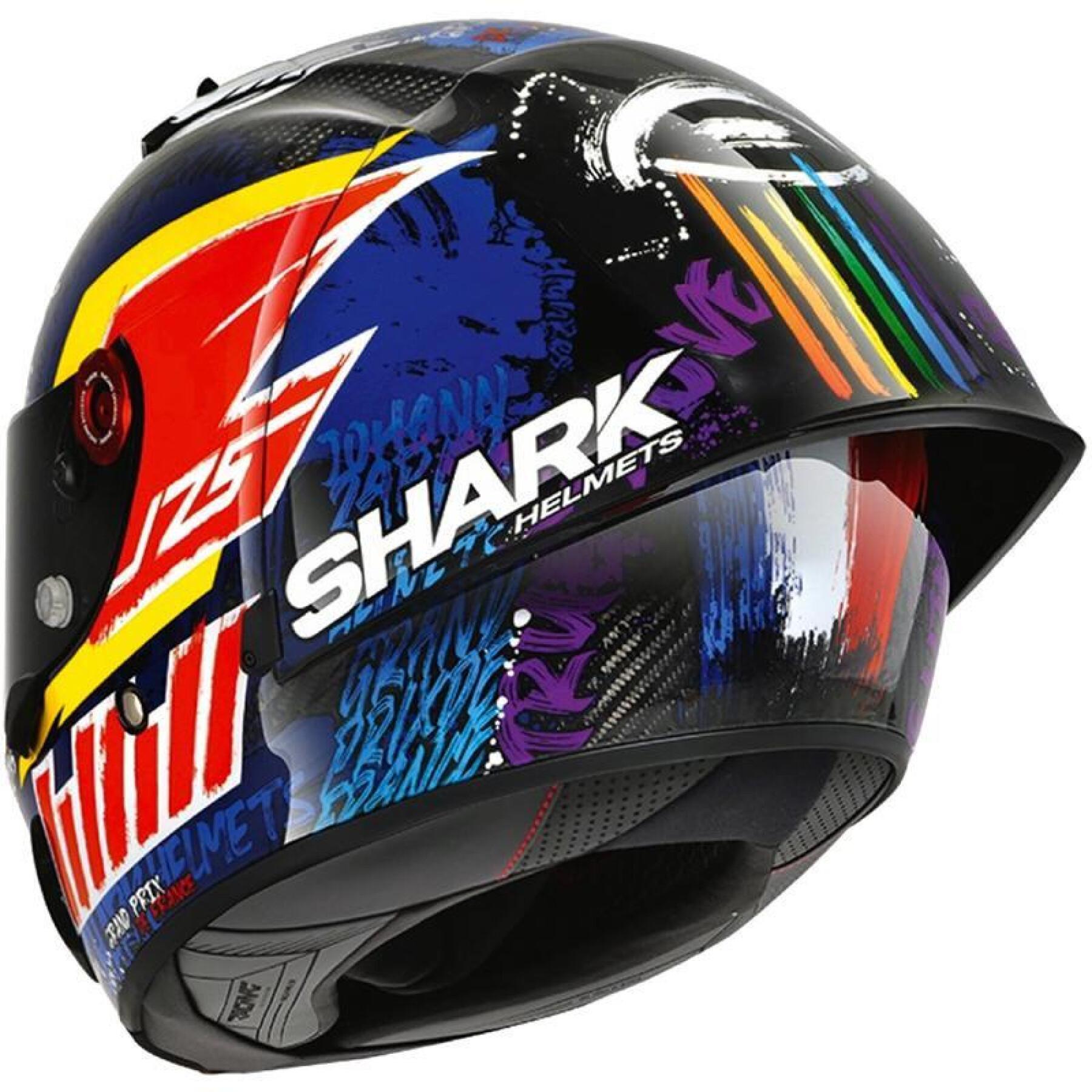 Casco integrale Shark Race-R Pro GP 06 Replica Zarco Chakra