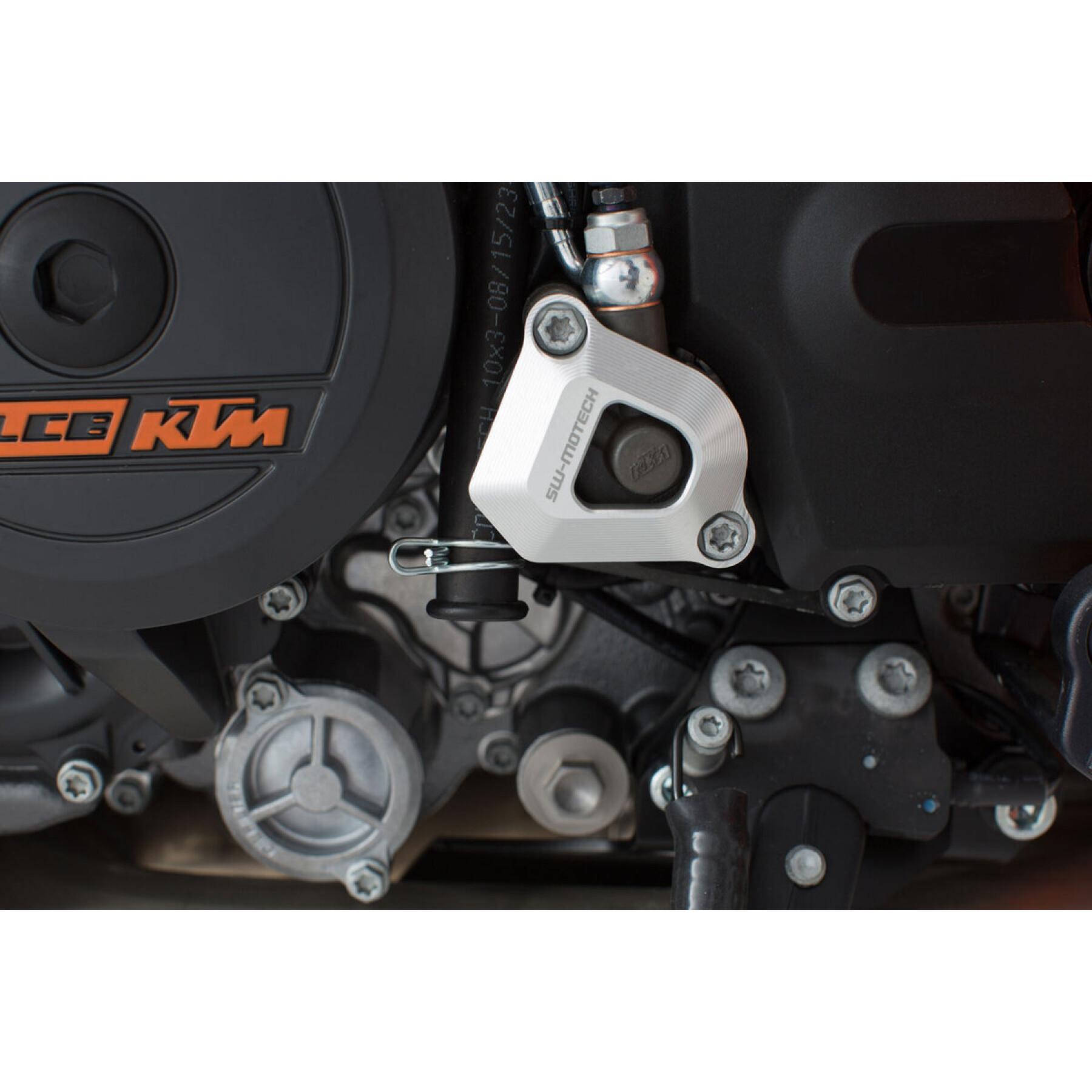 Protezione scarico moto SW-Motech KTM Adventure modèles.
