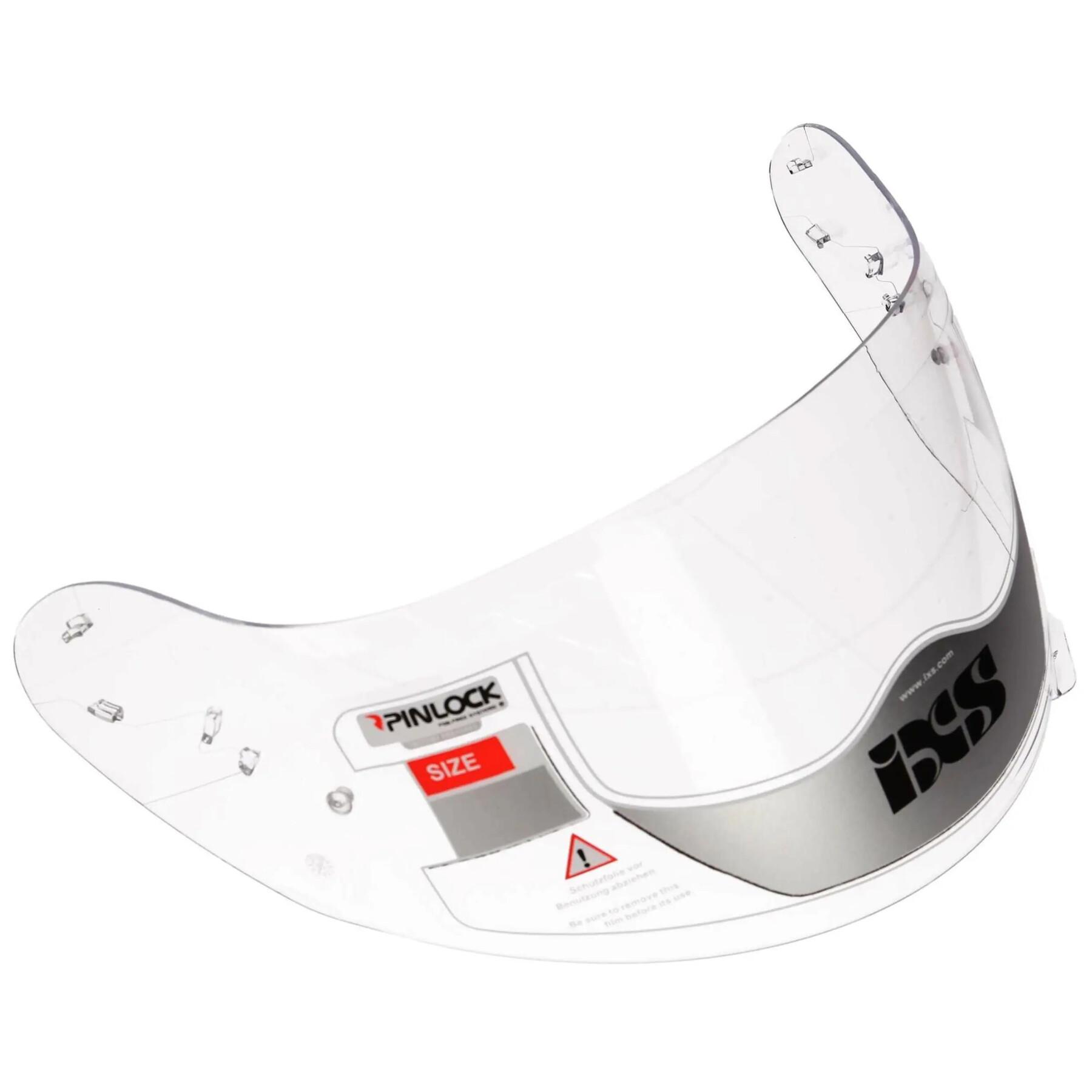Visiera casco moto chiara preparazione IXS pinlock