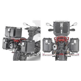 Portavaligia veloce per moto Givi Pl One Fit Givi Monokey Cam-Side Moto Guzzi V85 Tt (19 À 21)